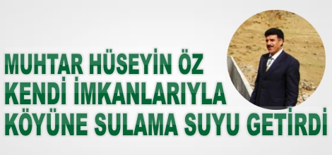 Örnek Muhtar Hüseyin Öz