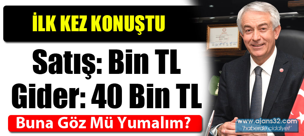 Satış Bin Lira Gider 40 Bin Lira / Göz Mü Yumalım