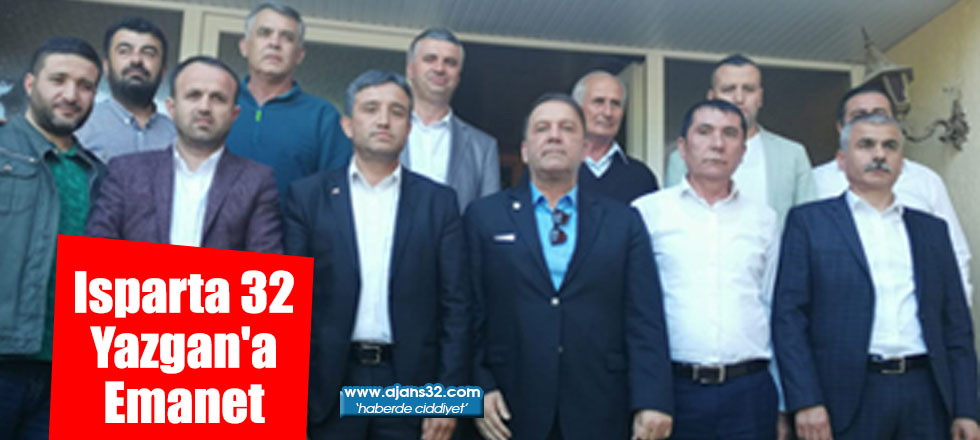 Isparta 32 Yazgan'a Emanet