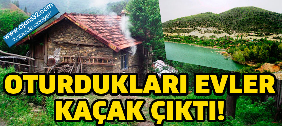 Oturdukları Evler  KAÇAK ÇIKTI!