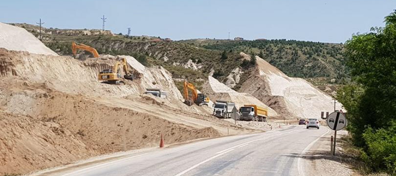 Isparta - Burdur Dağ Yolunda Çalışmalar Sürüyor