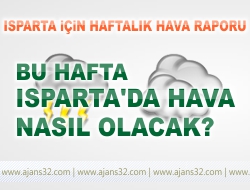 Isparta İçin Bir Haftalık Hava Durumu