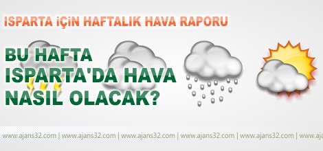 Isparta İçin 5 Günlük Hava Durumu