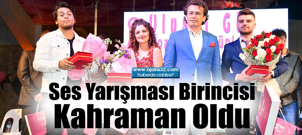 Ses Yarışması Birincisi Kahraman Oldu