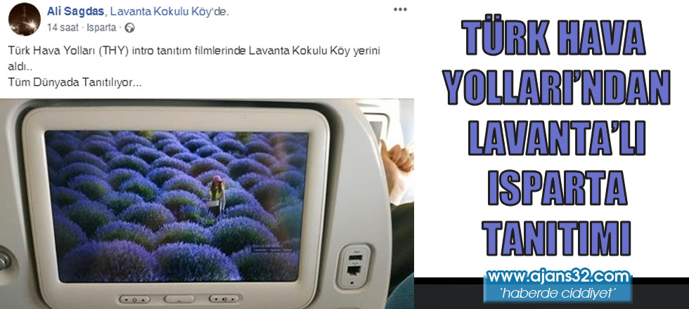 THY'den Lavanta Tanıtımı İçin Büyük Proje