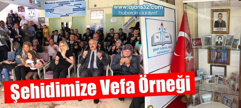 Şehidimize Vefa Örneği