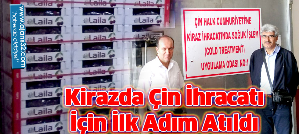 Kirazda Çin İhracatı  İçin İlk Adım Atıldı