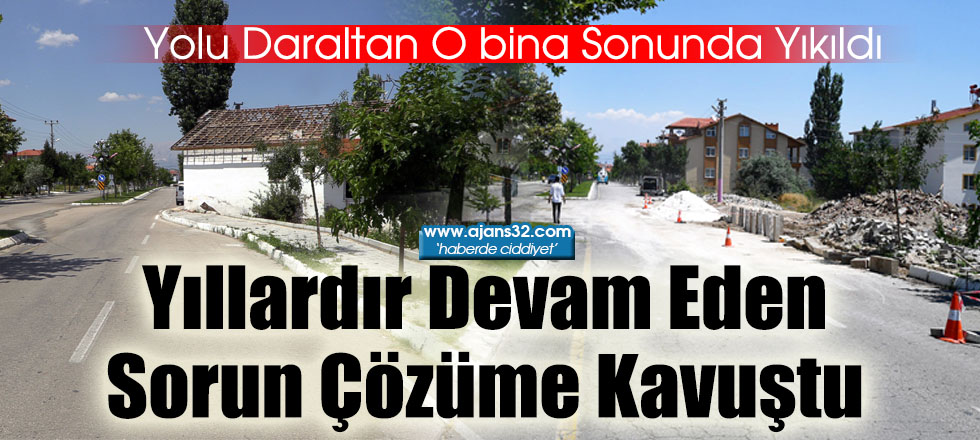Yolu Daraltan O Bina Sonunda Yıkıldı