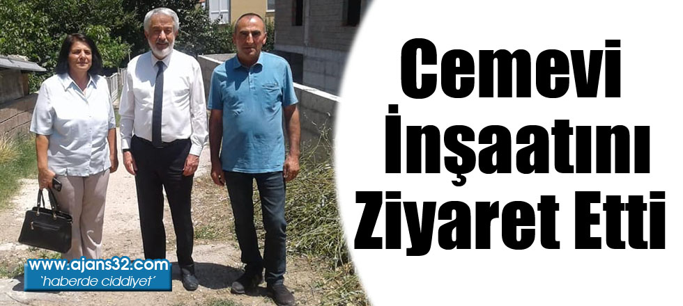 Cemevi İnşaatını Ziyaret Etti