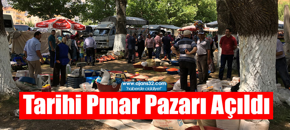 Tarihi Pınar Pazarı Açıldı