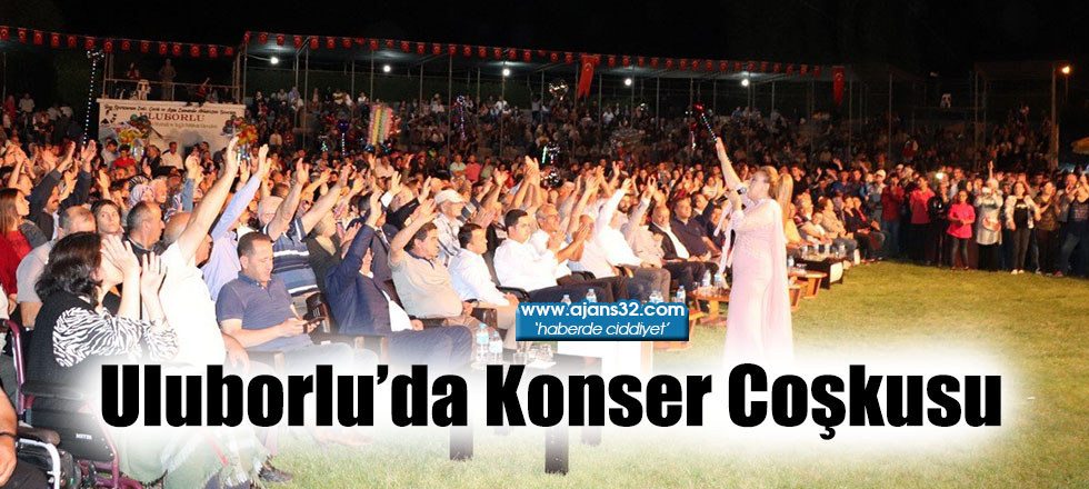 43.Geleneksel Uluborlu Kiraz Festivali Konseri Yapıldı