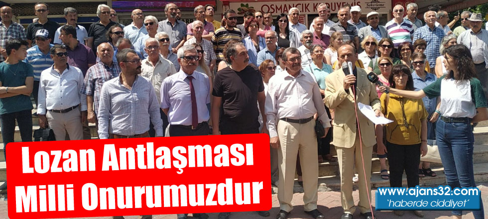 Lozan Antlaşması Milli Onurumuzdur