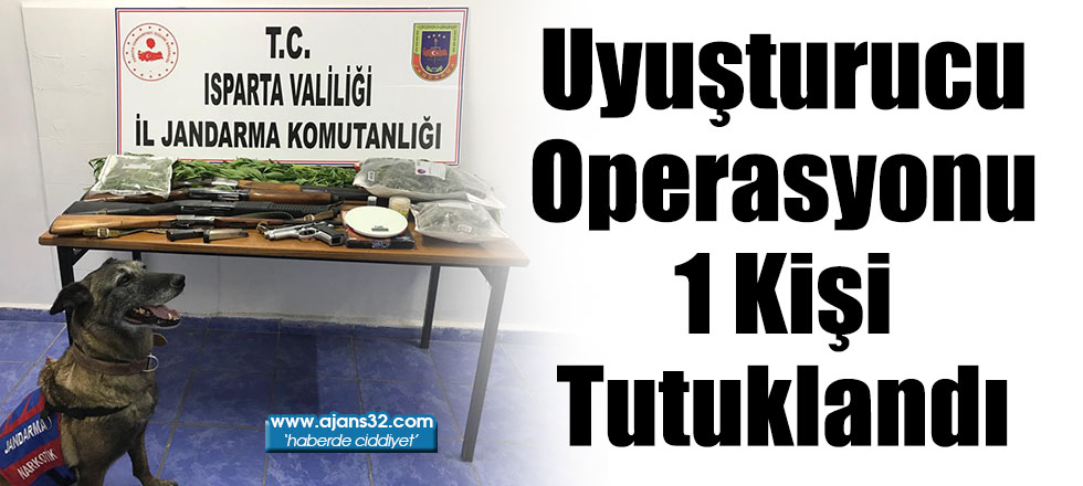 Uyuşturucu Operasyonu 1 Kişi Tutuklandı