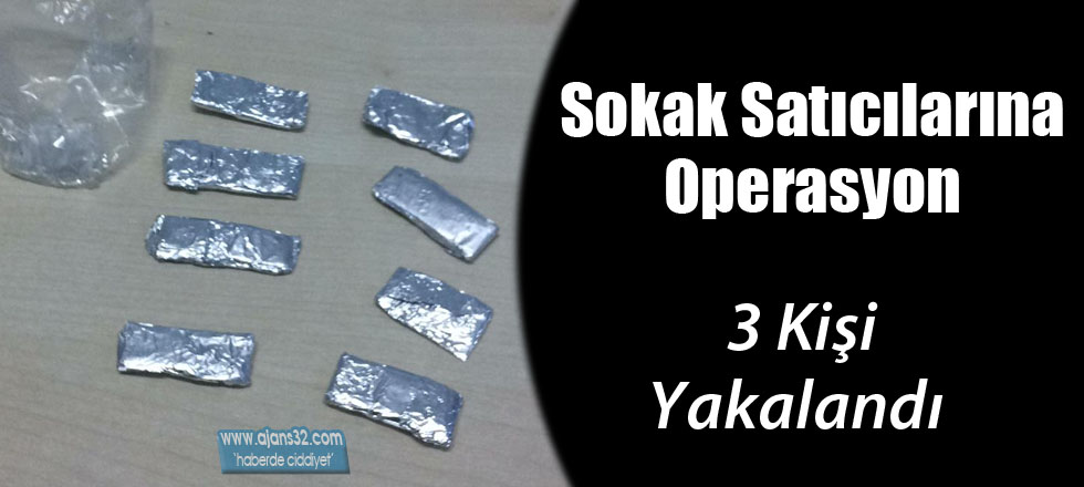 Sokak Satıcılarına Operasyon