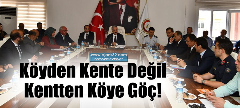 Köyden Kente Değil Kentten Köye Göç!