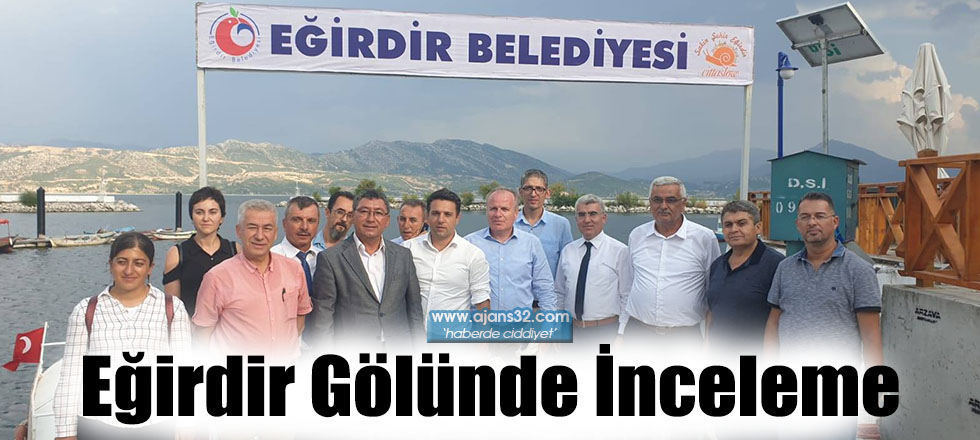 Eğirdir Gölünde İnceleme