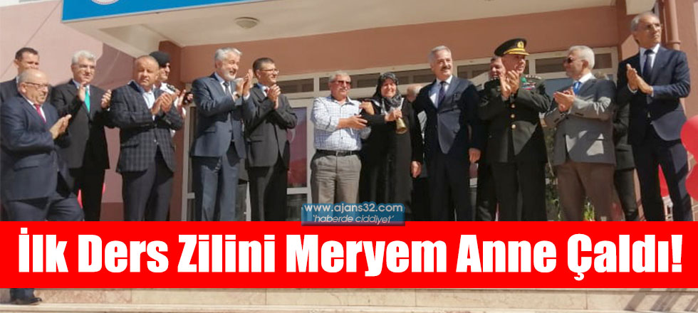 İlk Ders Zilini Meryem Anne Çaldı!