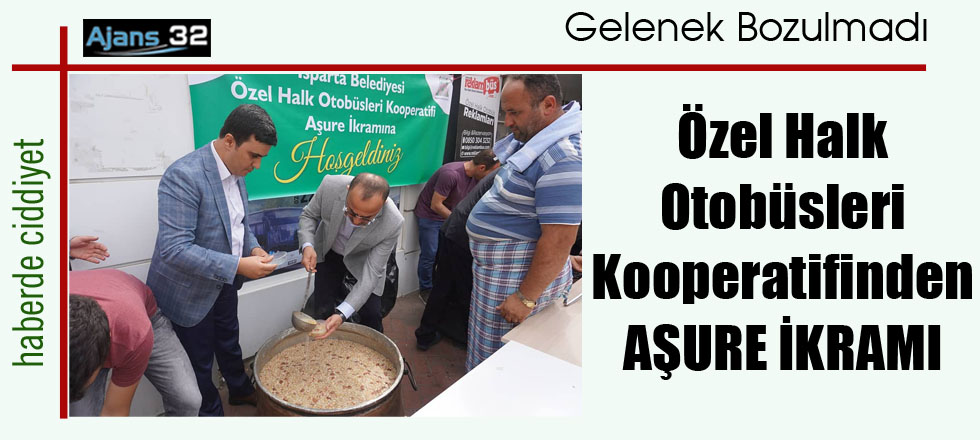 Özel Halk Otobüsleri Kooperatifinden Aşure İkramı