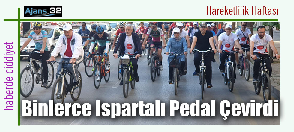 Binlerce Ispartalı Pedal Çevirdi