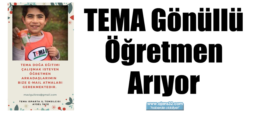 TEMA Gönüllü Öğretmen Arıyor