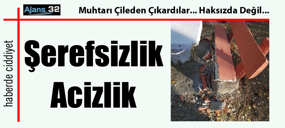 Muhtarı Çileden Çıkardılar