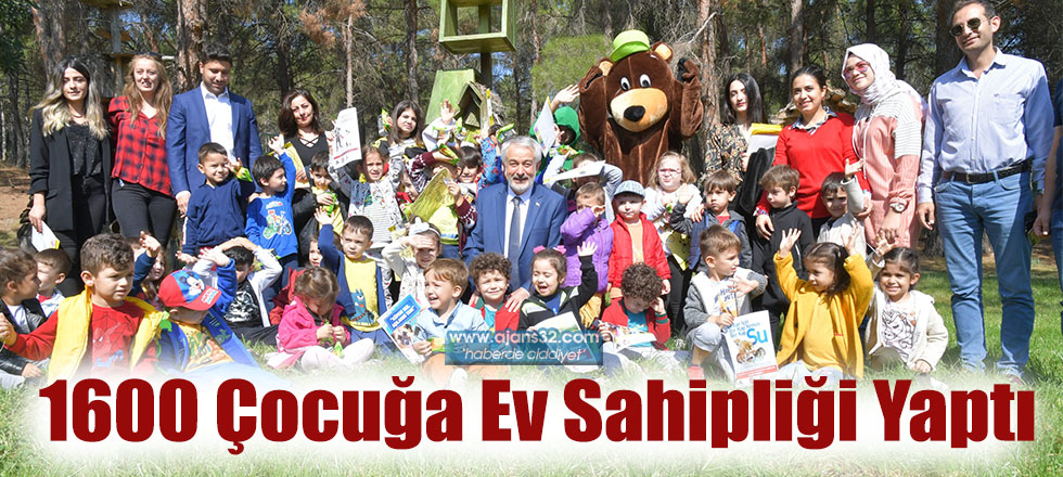 1600 Çocuğa Ev Sahipliği Yaptı