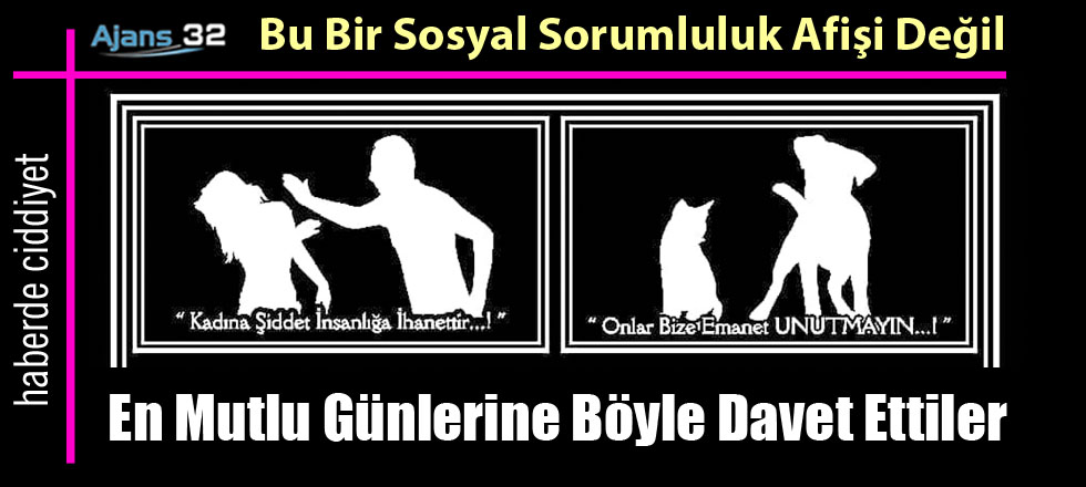 En Mutlu Günlerine Böyle Davet Ettiler