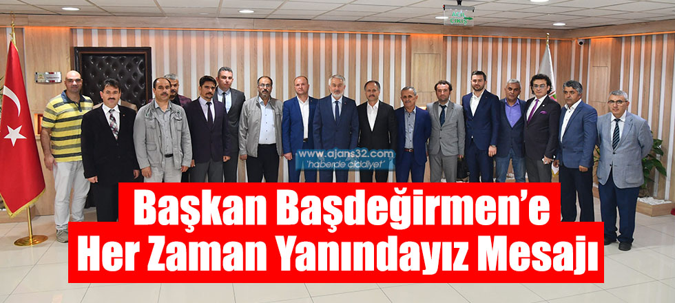 Başdeğirmen’e Her Zaman Yanındayız Mesajı