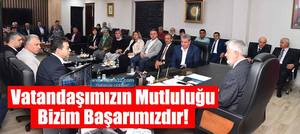 Vatandaşımızın Mutluluğu Bizim Başarımızdır!