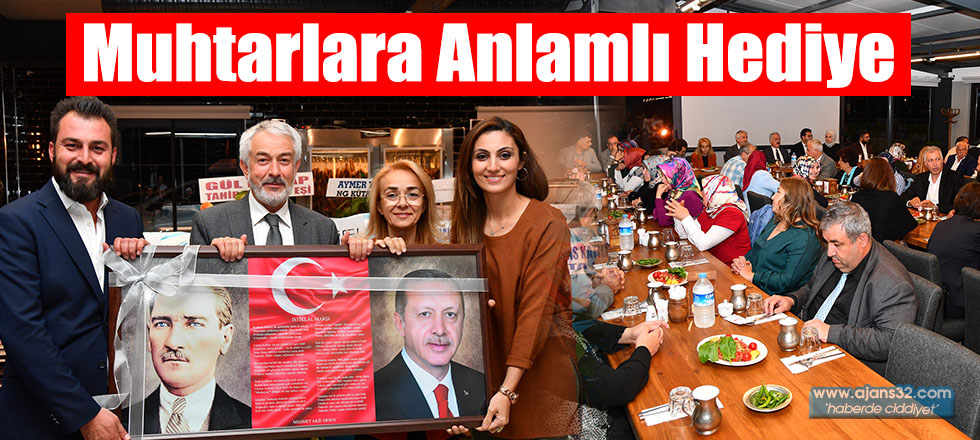 Muhtarlara Anlamlı Hediye