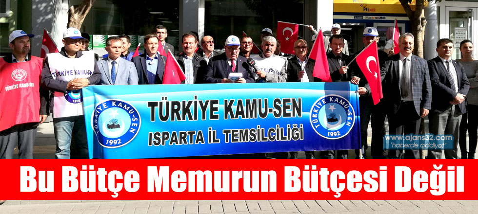 Bu Bütçe Memurun Bütçesi Değil