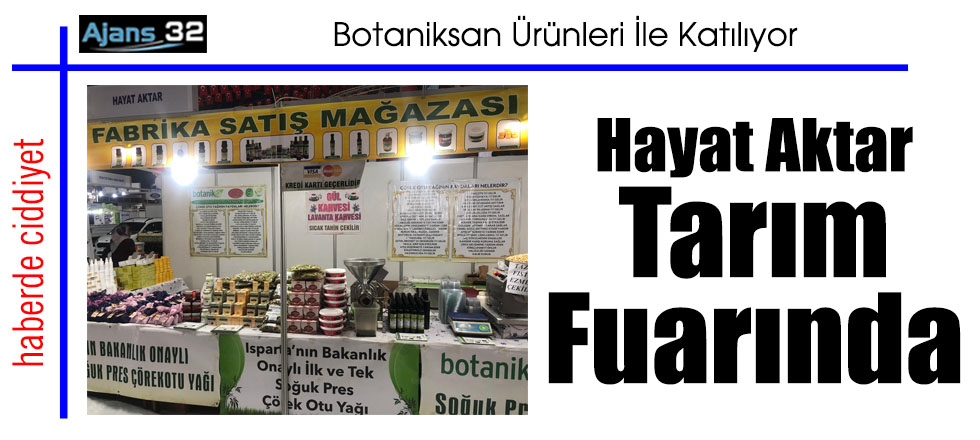 Hayat Aktar / Botaniksan Tarım Fuarında