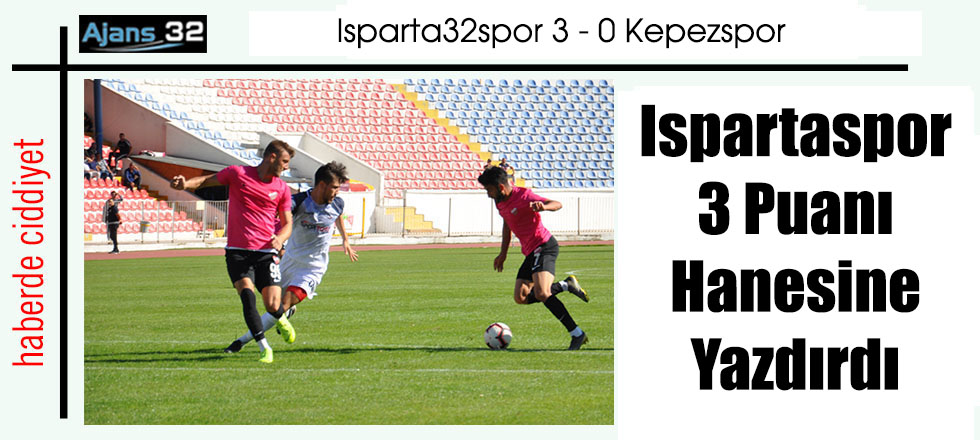 Ispartaspor 3 Puanı Hanesine Yazdırdı