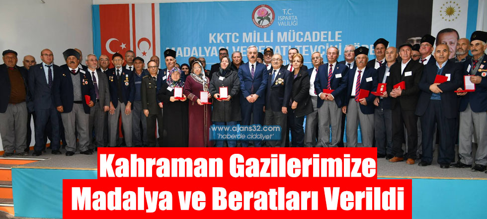 Kahraman Gazilerimize Madalya ve Beratları Verildi