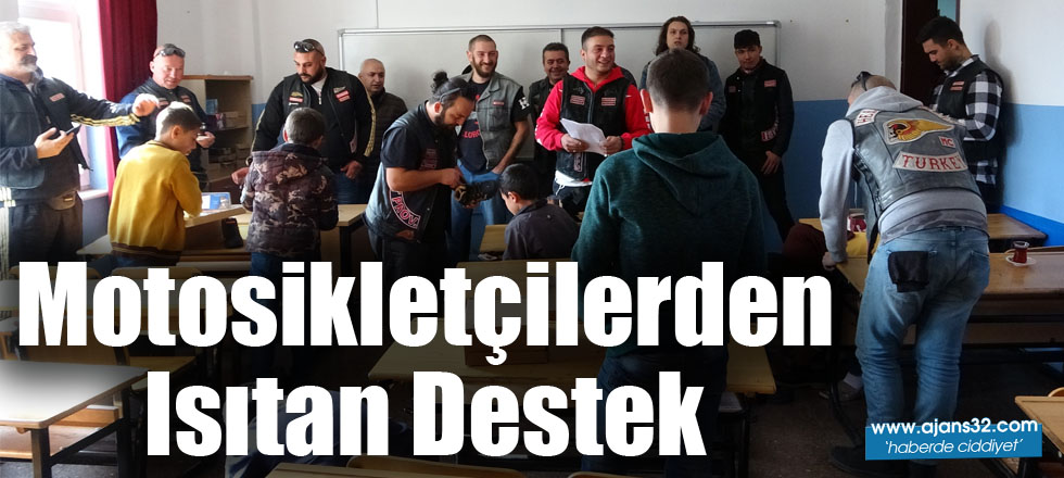 Motosikletçilerden Isıtan Destek