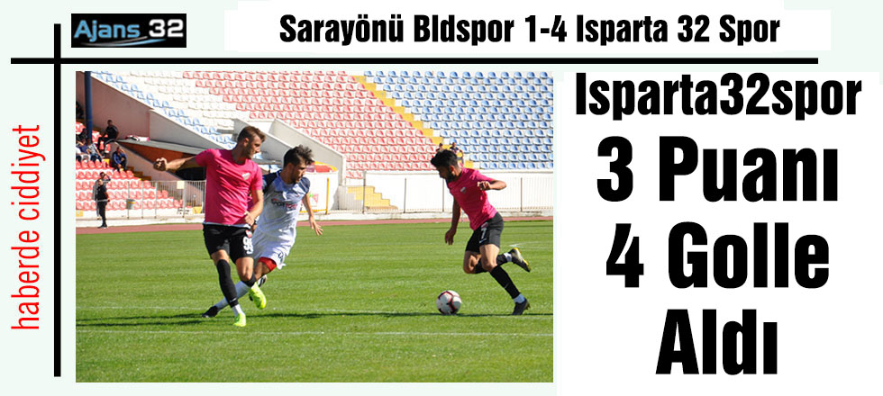 Isparta32spor 3 Puanı 4 Golle Aldı