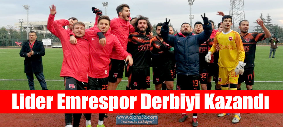 Lider Emrespor Derbiyi Kazandı