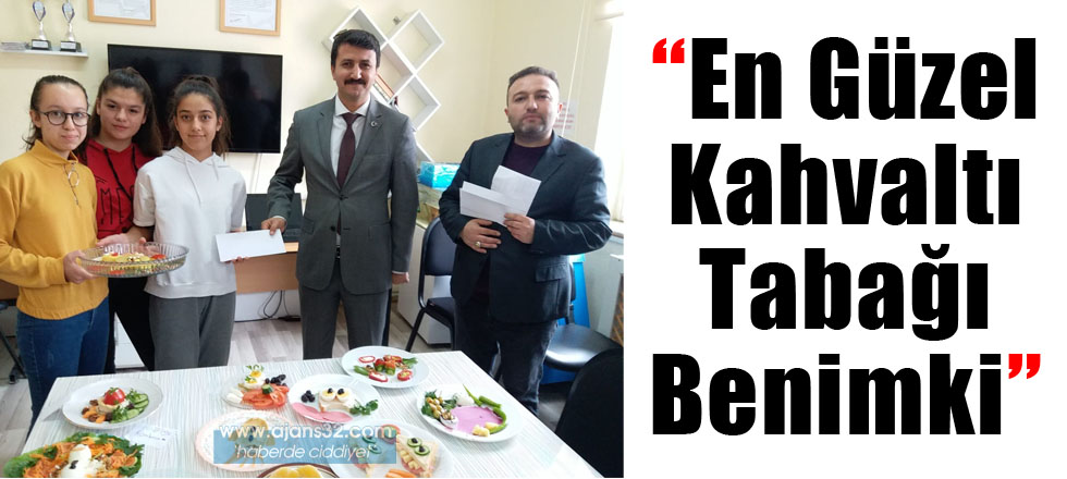 En Güzel Kahvaltı Tabağı Benimki