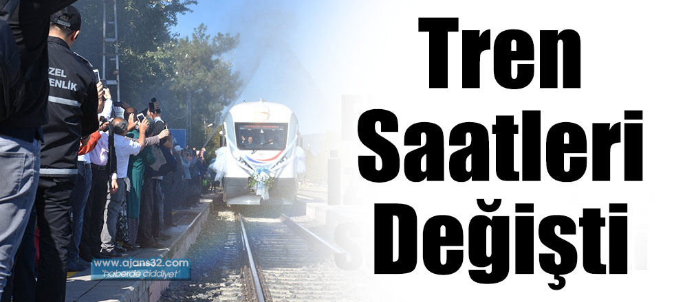 Tren Saatleri Değişti