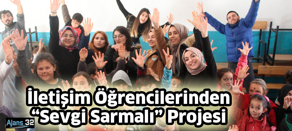 İletişim Öğrencilerinden  “Sevgi Sarmalı” Projesi