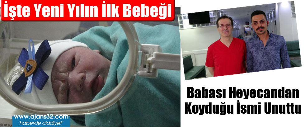 İşte Yeni Yılın İlk Bebeği