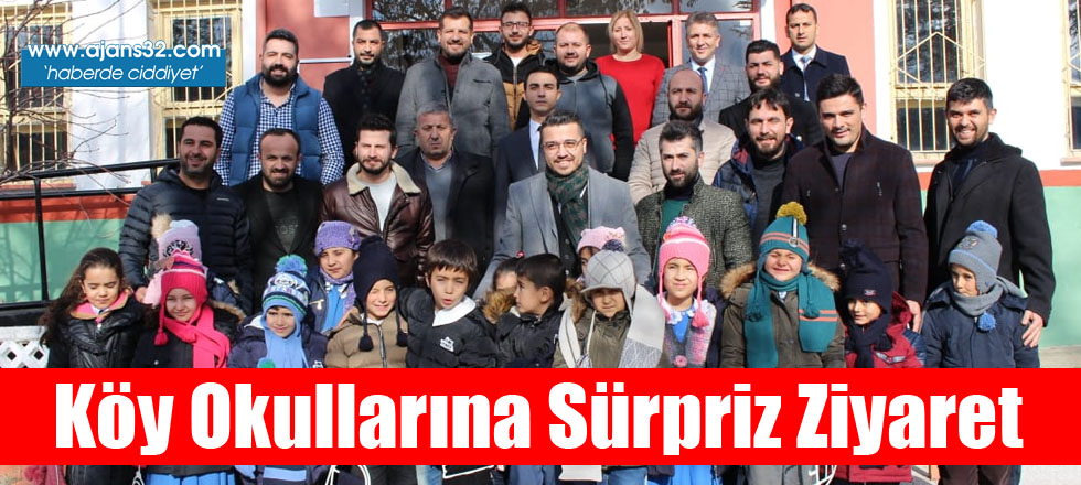 Köy Okullarına Sürpriz Ziyaret