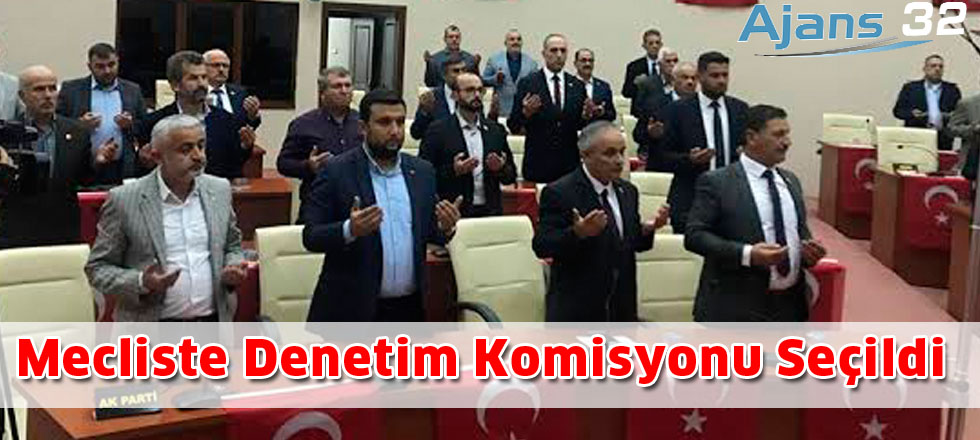 Mecliste Denetim  Komisyonu Seçildi