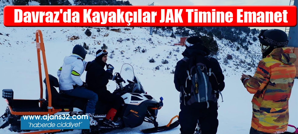 Davraz'da Kayakçılar JAK Timine Emanet