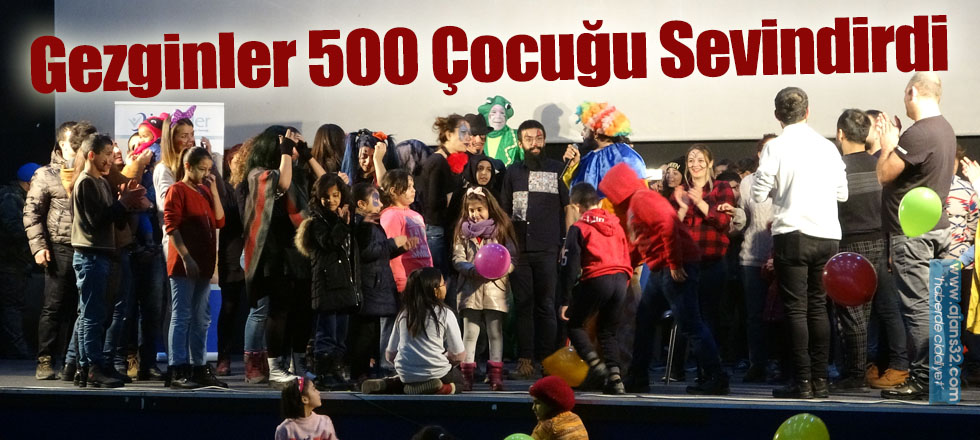 Gezginler 500 Çocuğu Sevindirdi