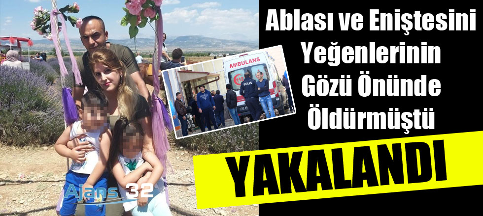 Ablası ve Eniştesini Öldüren Polis Yakalandı