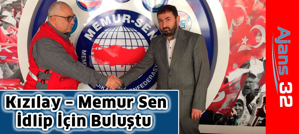 Kızılay – Memur Sen  İdlip İçin Buluştu