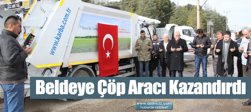 Beldeye Çöp Aracı Kazandırdı