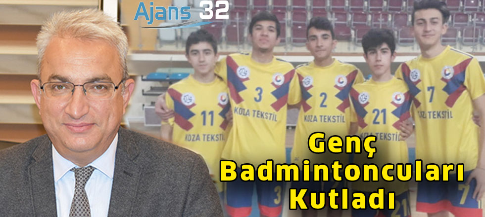 Genç Badmintoncuları Kutladı