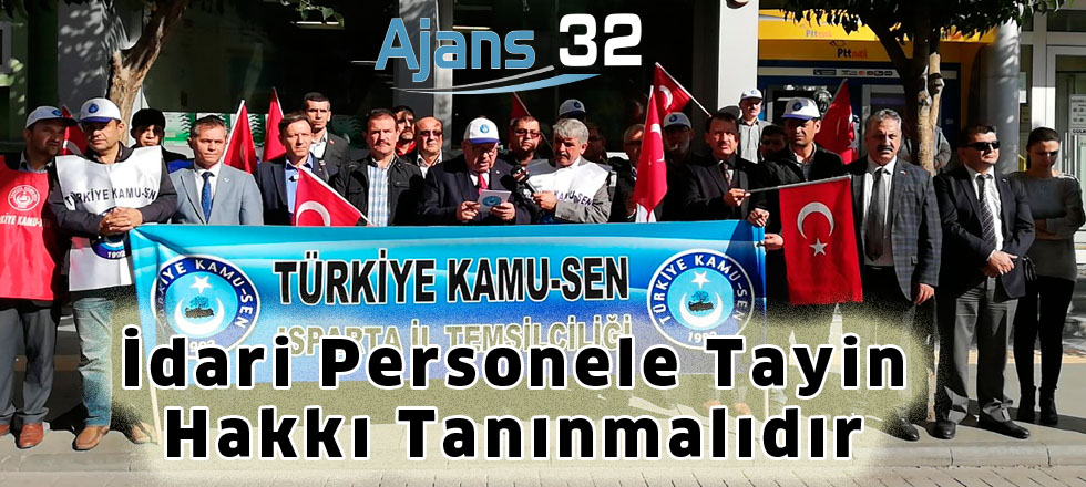 İdari Personele Tayin  Hakkı Tanınmalıdır